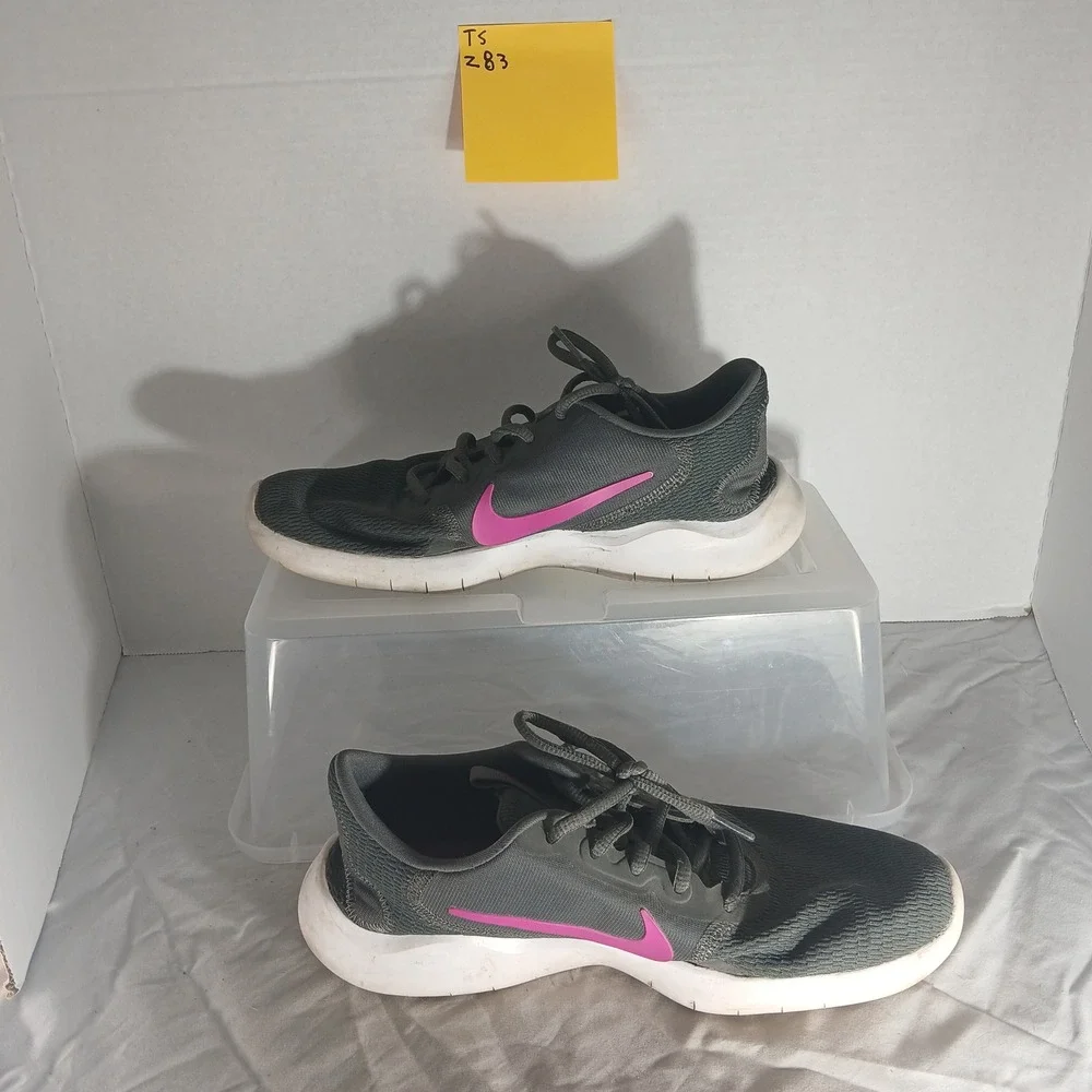 Nike Flex Experience RN 9 Women's Running Shoes Gray Pink Size 7.5‎ W CD0228002